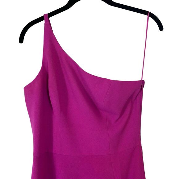 NWT Dress the Population Alexandra Sleeveless Midi Dress Bright Fuschia Size S - Picture 3 of 13